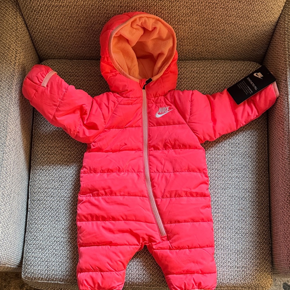 Nike Kids Bright Pink Snowsuit